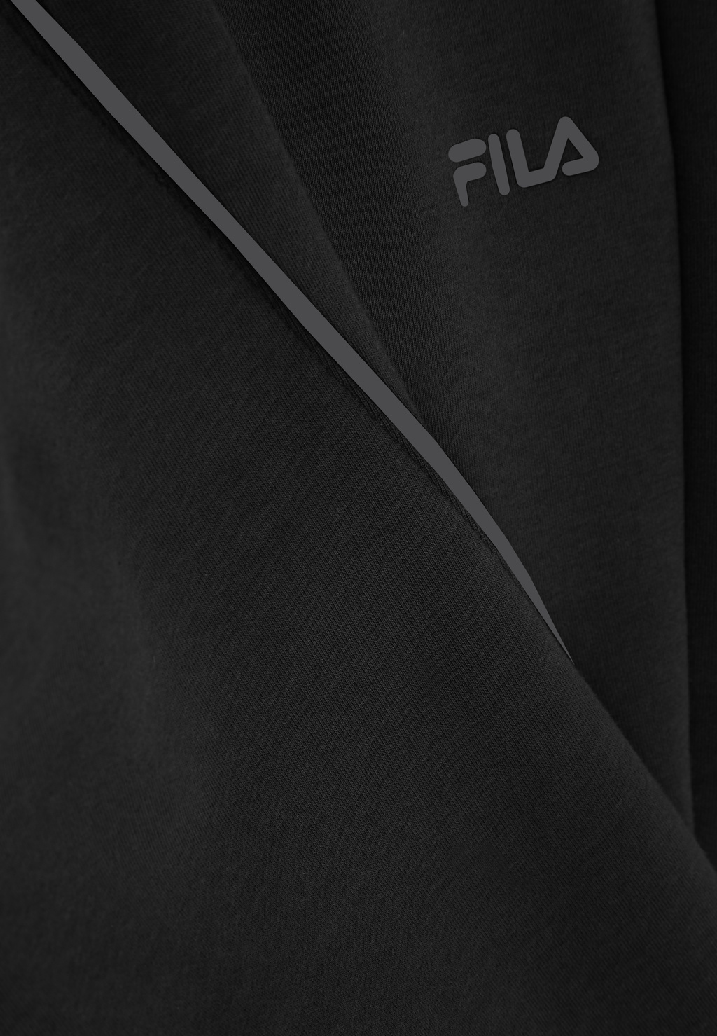 Pantalones jogger ajustados - Negro