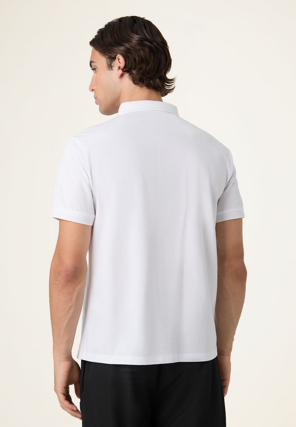 Polo clásico - Blanco brillante