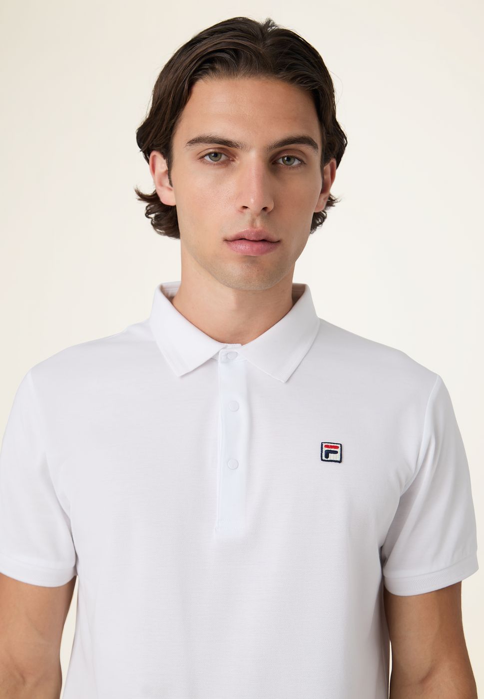 Polo clásico - Blanco brillante