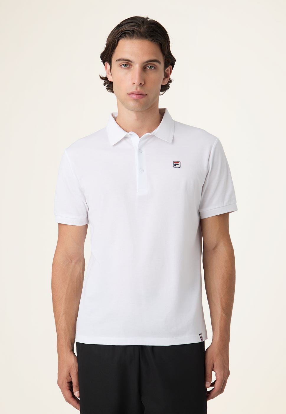 Polo clásico - Blanco brillante