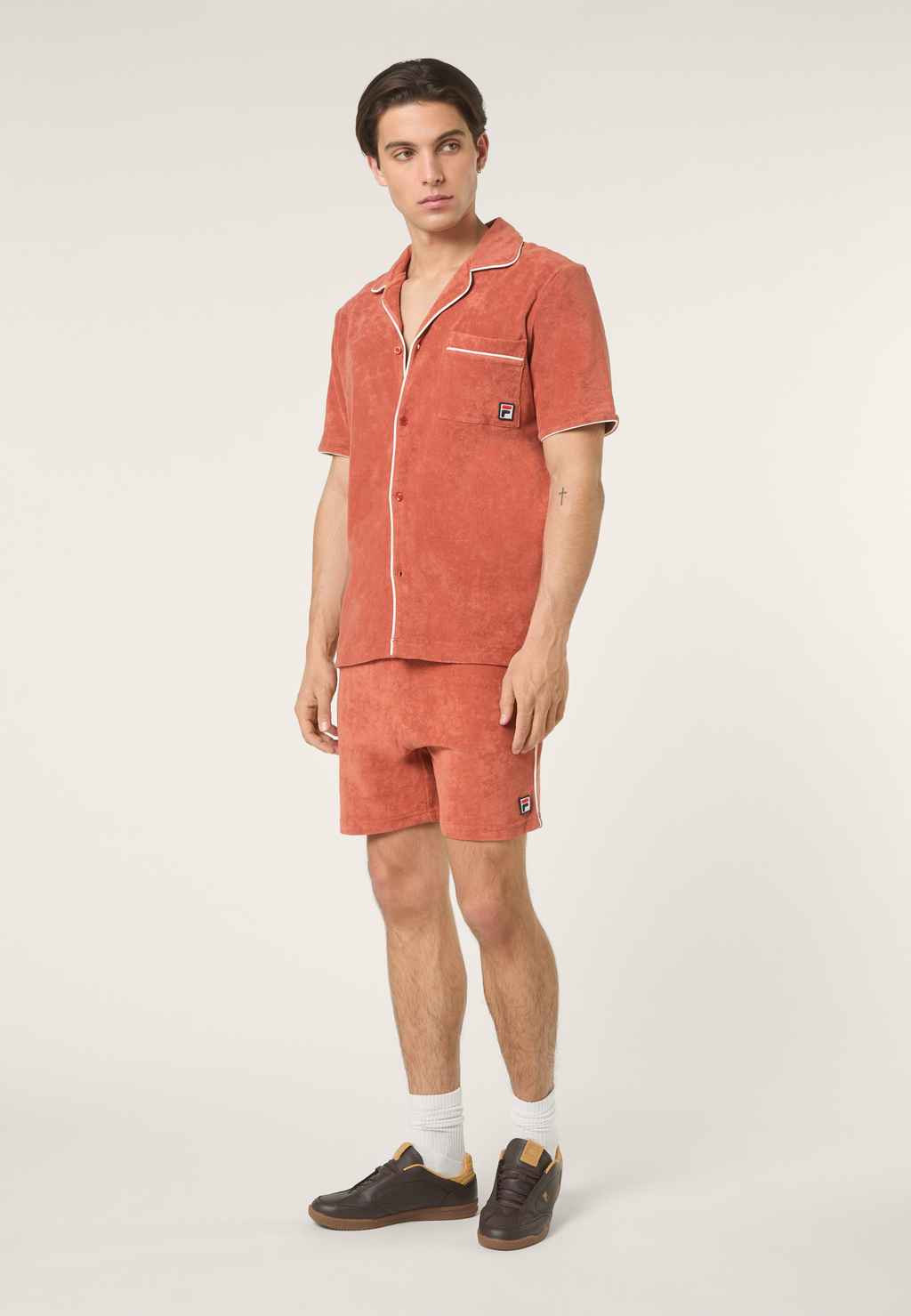 Short Éponge Classique - Rouge Étrusque