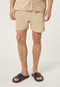 Shorts clásicos de rizo - Blanco pimienta