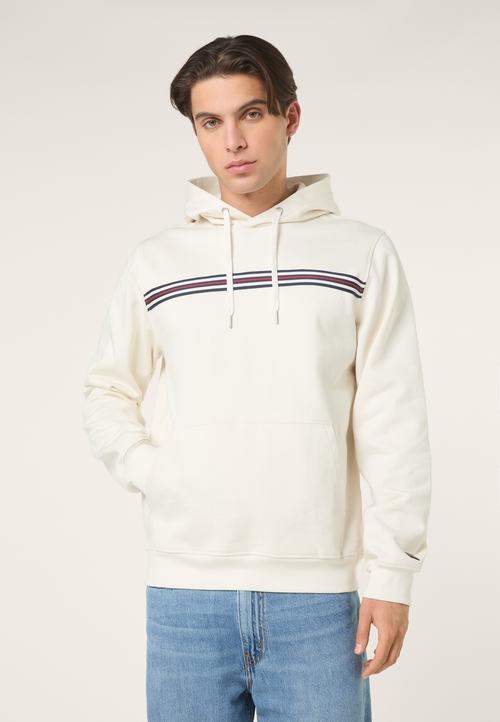 Hoodie À Bande Heritage Classique - Aigrette