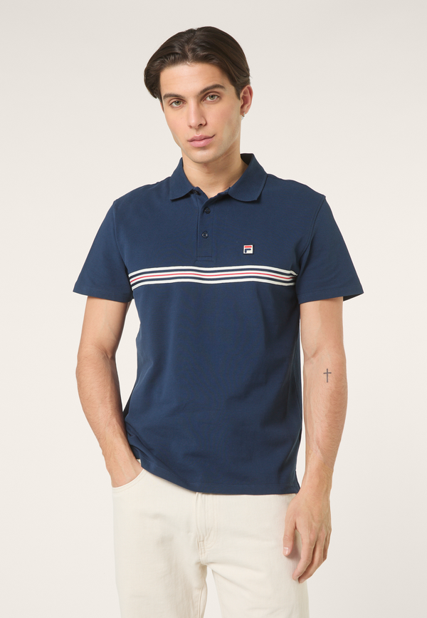 Classic Heritage Band Polo - Iris Black