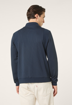 Chaqueta deportiva clásica con rayas diplomáticas - Iris Black / Egret Stripes