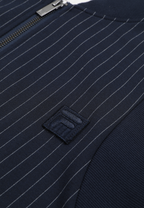 Chaqueta deportiva clásica con rayas diplomáticas - Iris Black / Egret Stripes