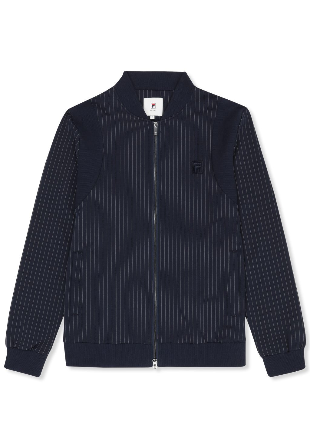 Chaqueta deportiva clásica con rayas diplomáticas - Iris Black / Egret Stripes