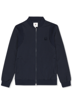 Chaqueta deportiva clásica con rayas diplomáticas - Iris Black / Egret Stripes