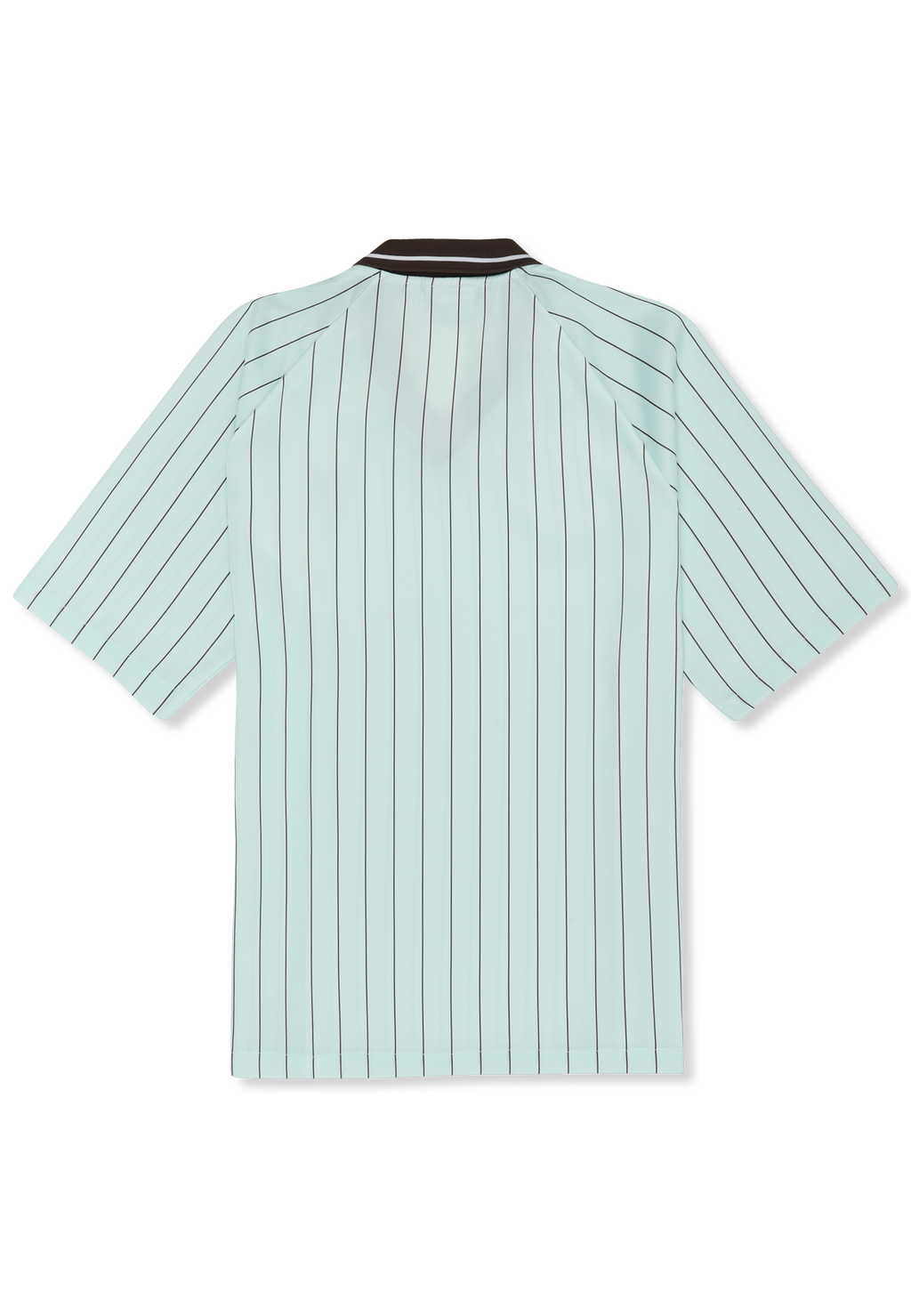 Camisa Holgada De Satén A Rayas - Mar Calmante / Rayas