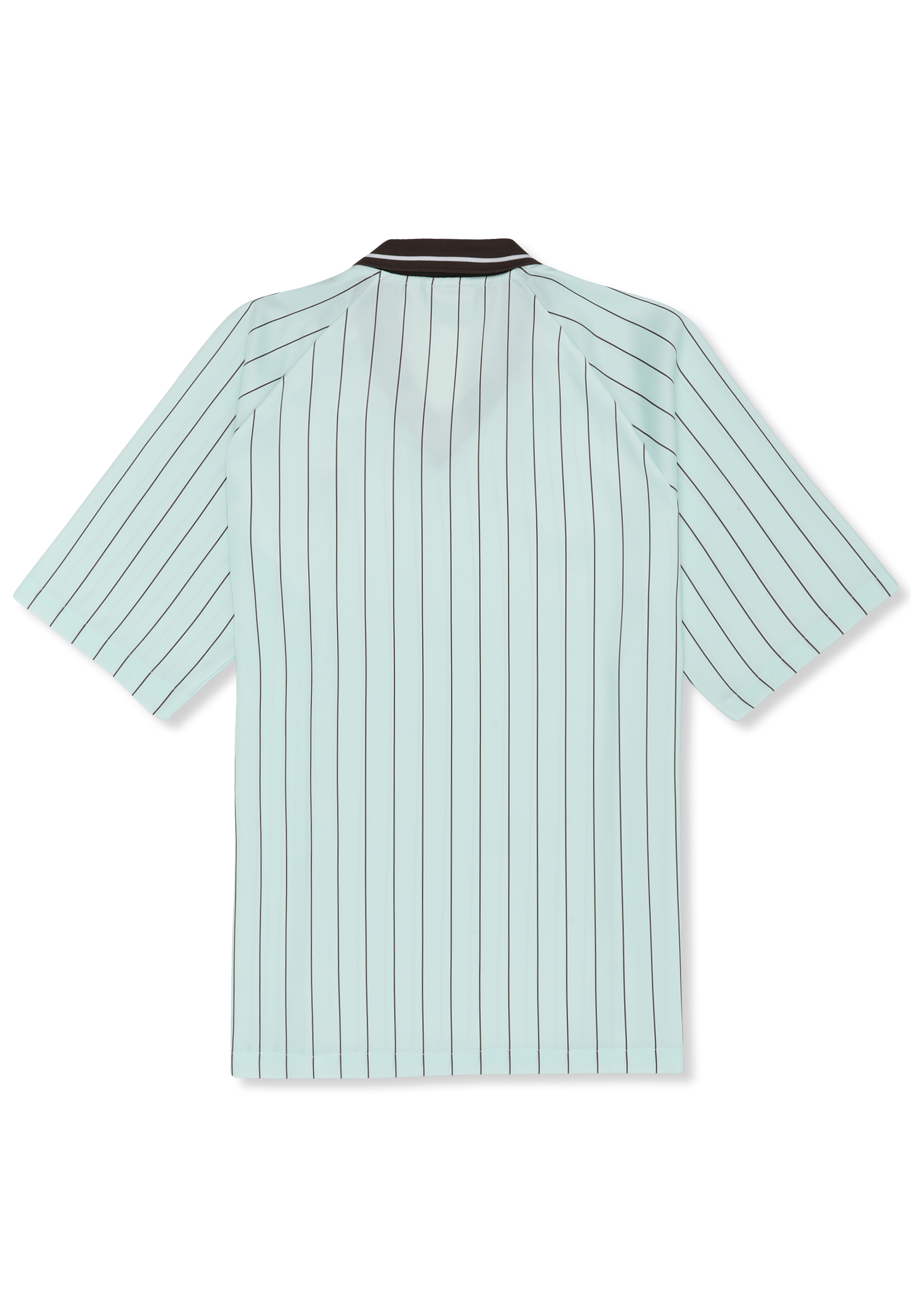Camisa Holgada De Satén A Rayas - Mar Calmante / Rayas