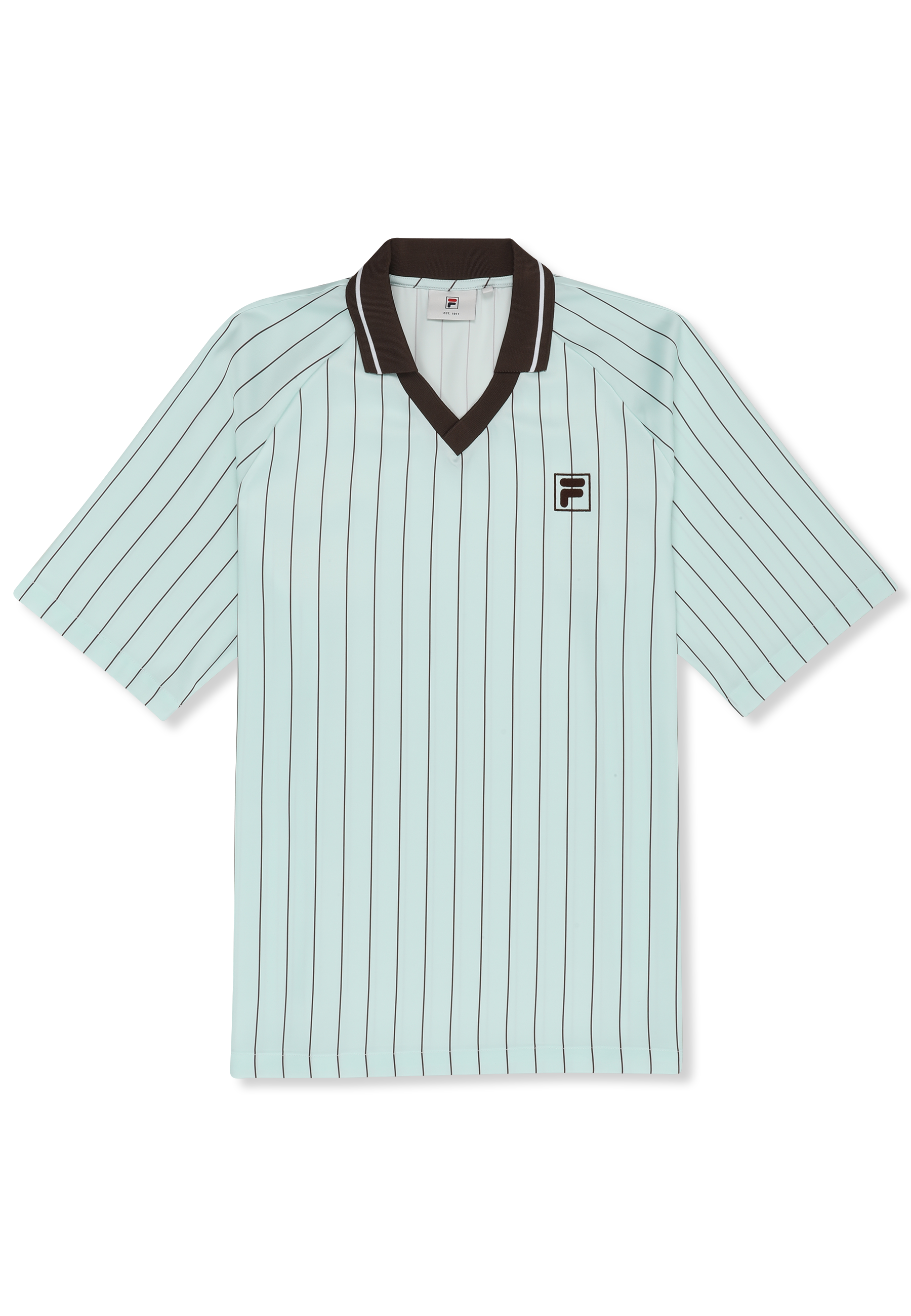 Camisa Holgada De Satén A Rayas - Mar Calmante / Rayas
