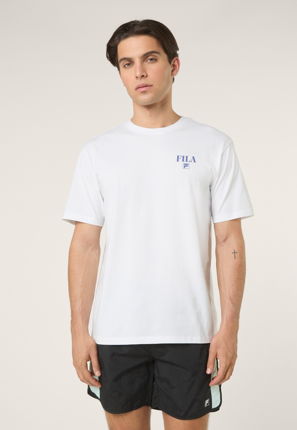Camiseta con estampado casual - Blanco brillante
