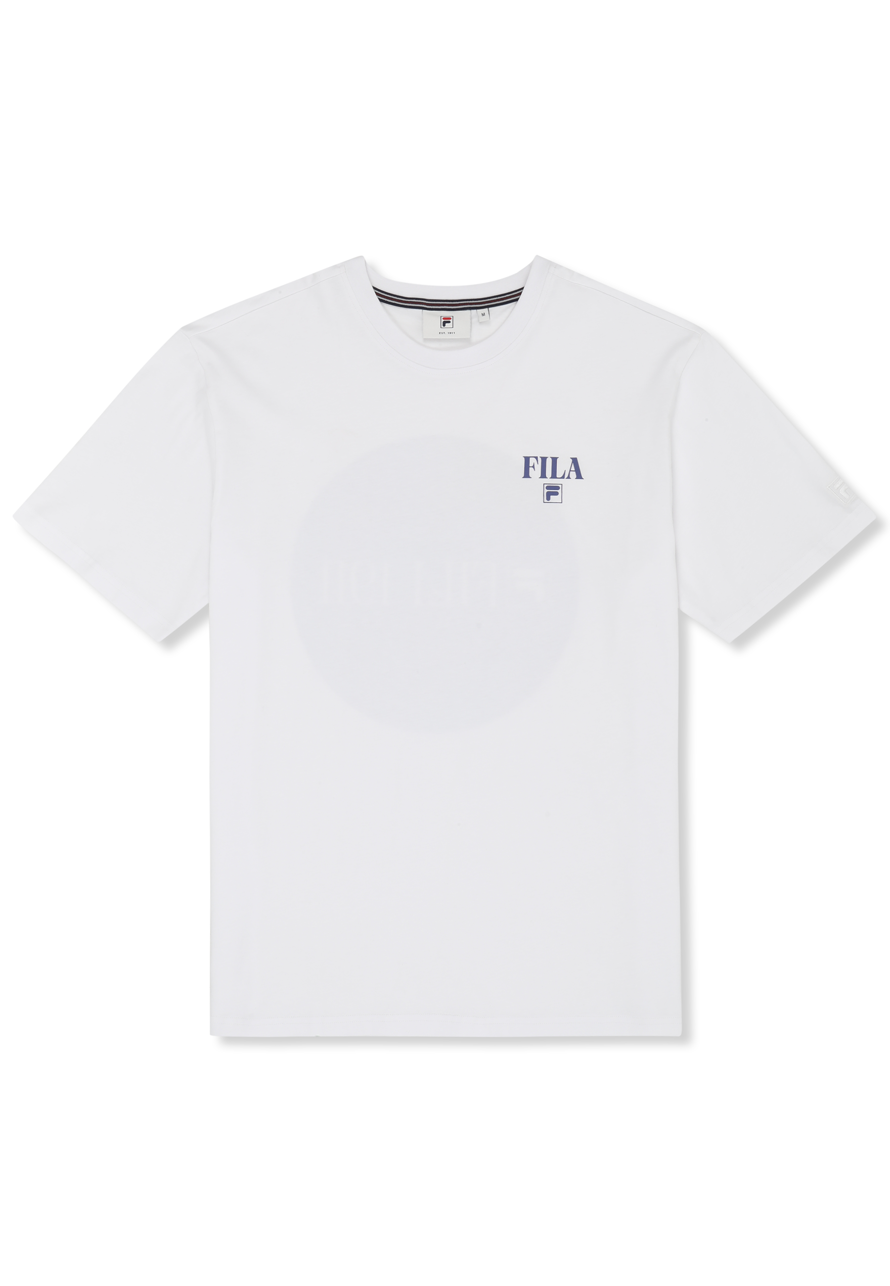 Camiseta con estampado casual - Blanco brillante