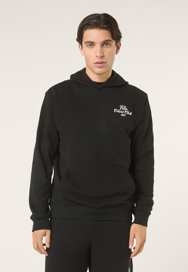 Hoodie À Imprimé Décontracté - Noir