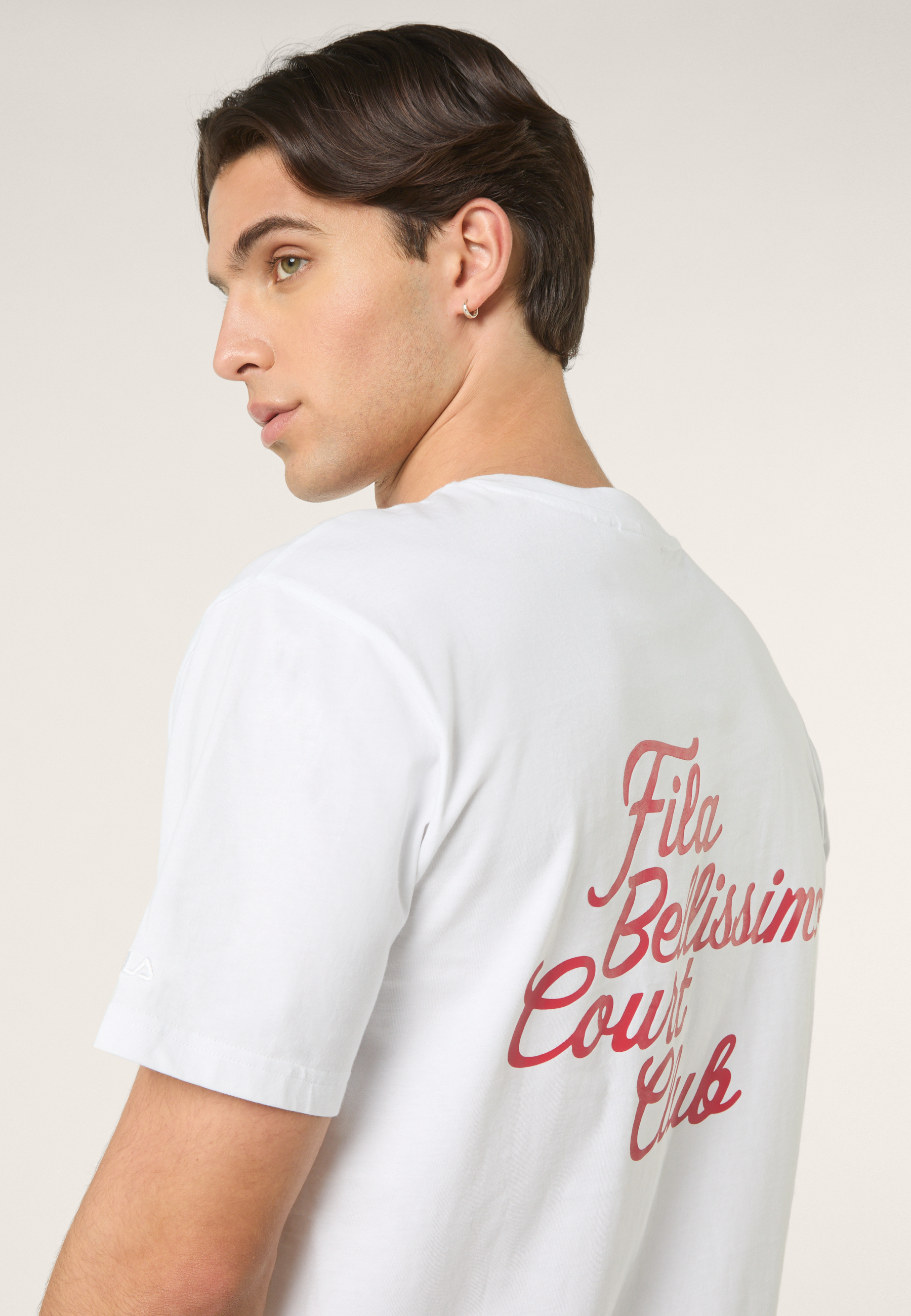 Casual Print T-Shirt - Bright White