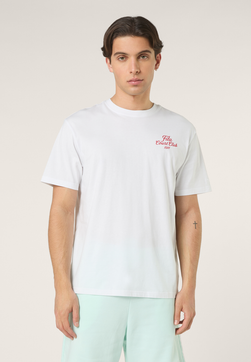 Camiseta con estampado casual - Blanco brillante