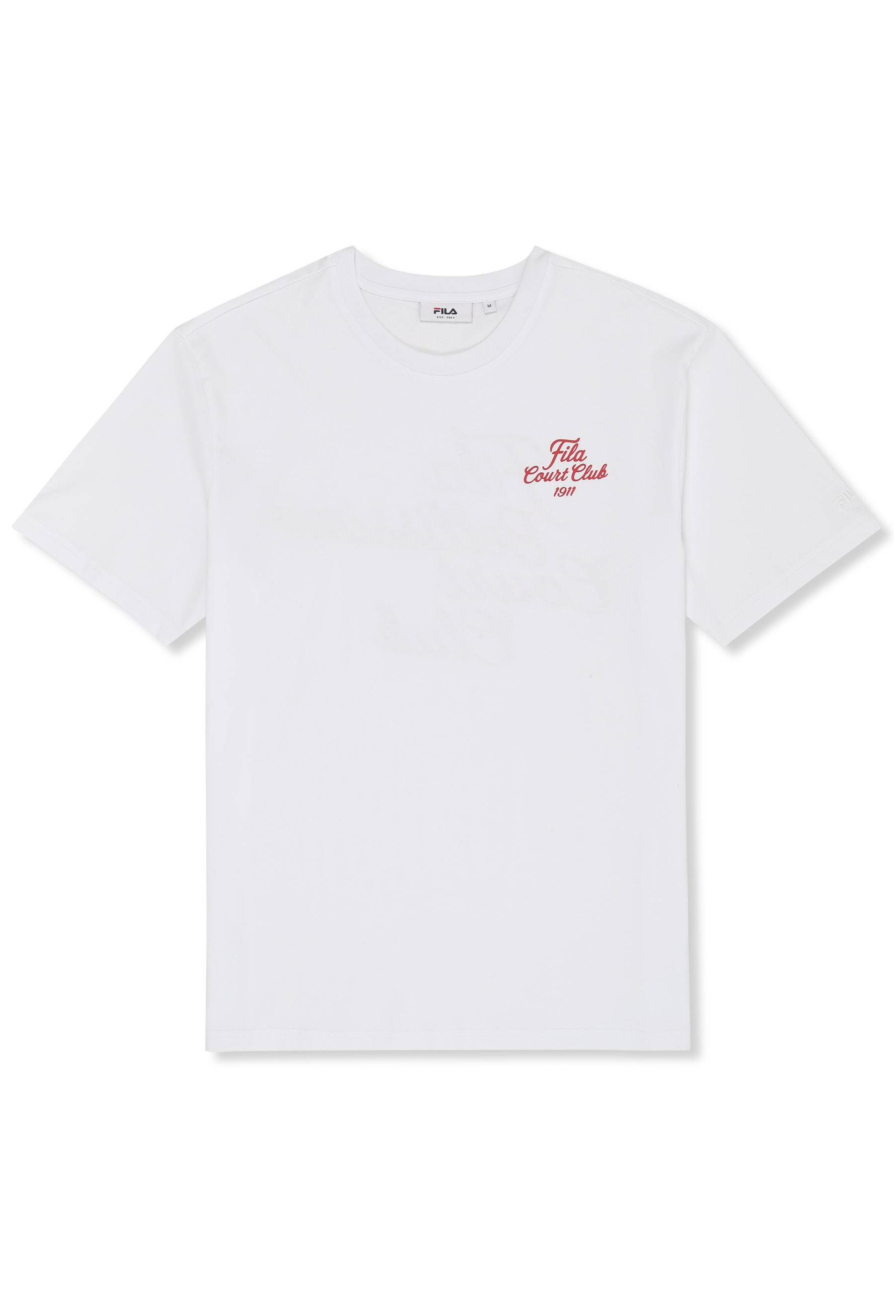Casual Print T-Shirt - Bright White