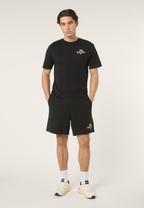 Camiseta con estampado informal - Negro