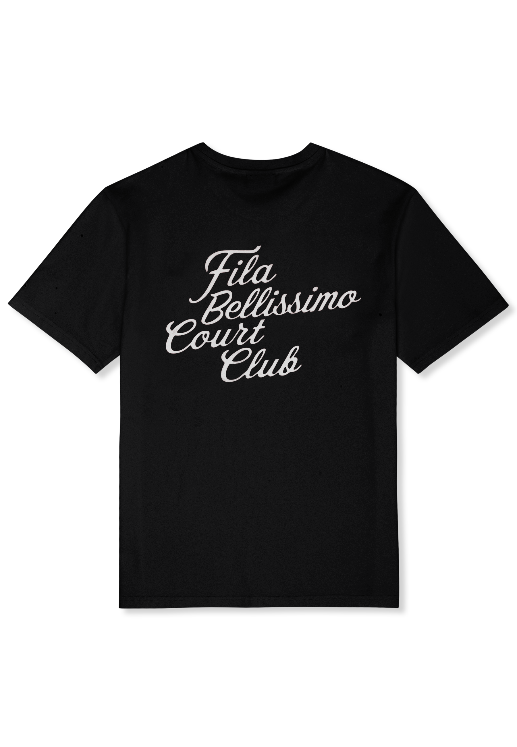 Camiseta con estampado informal - Negro