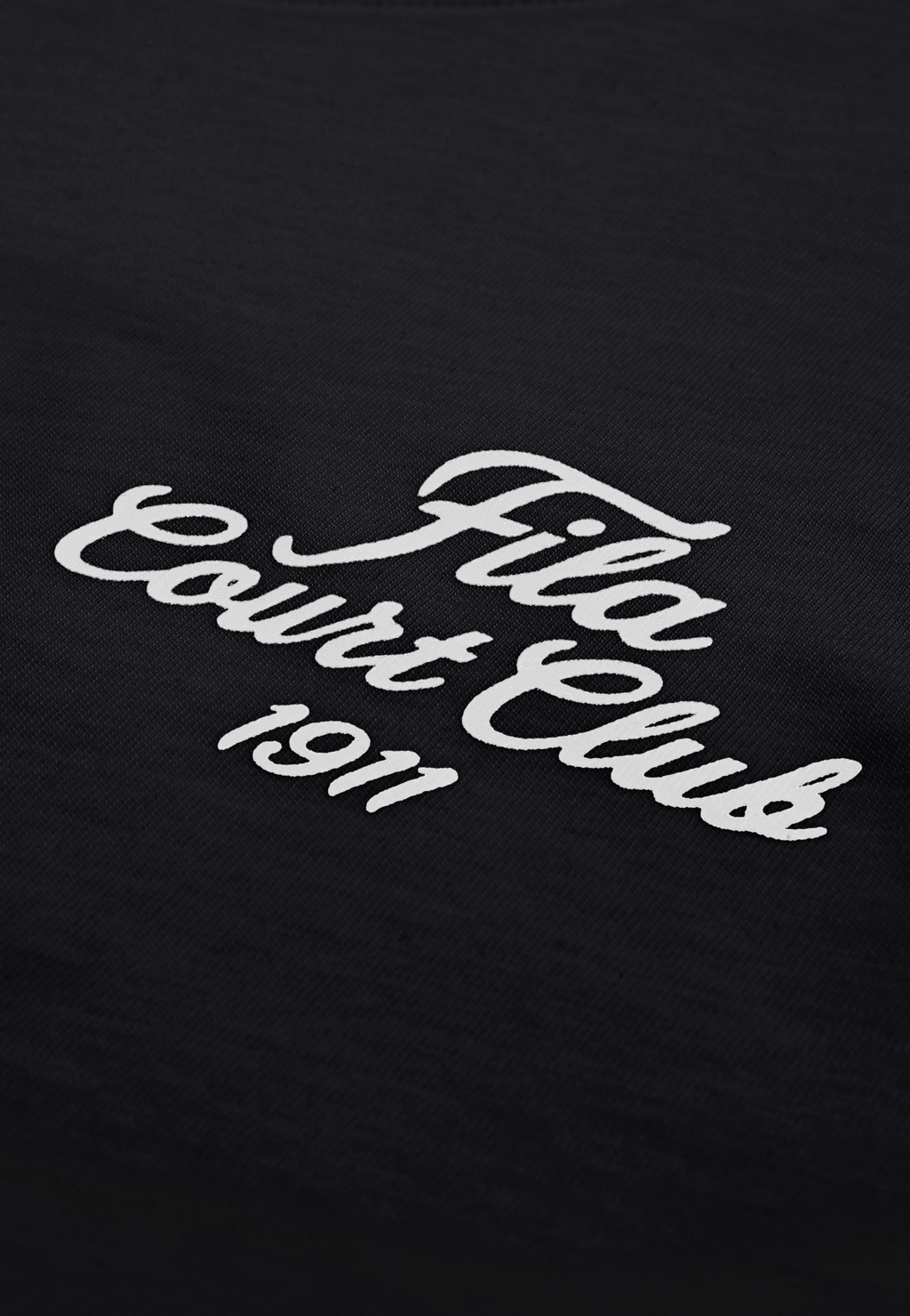 Camiseta con estampado informal - Negro