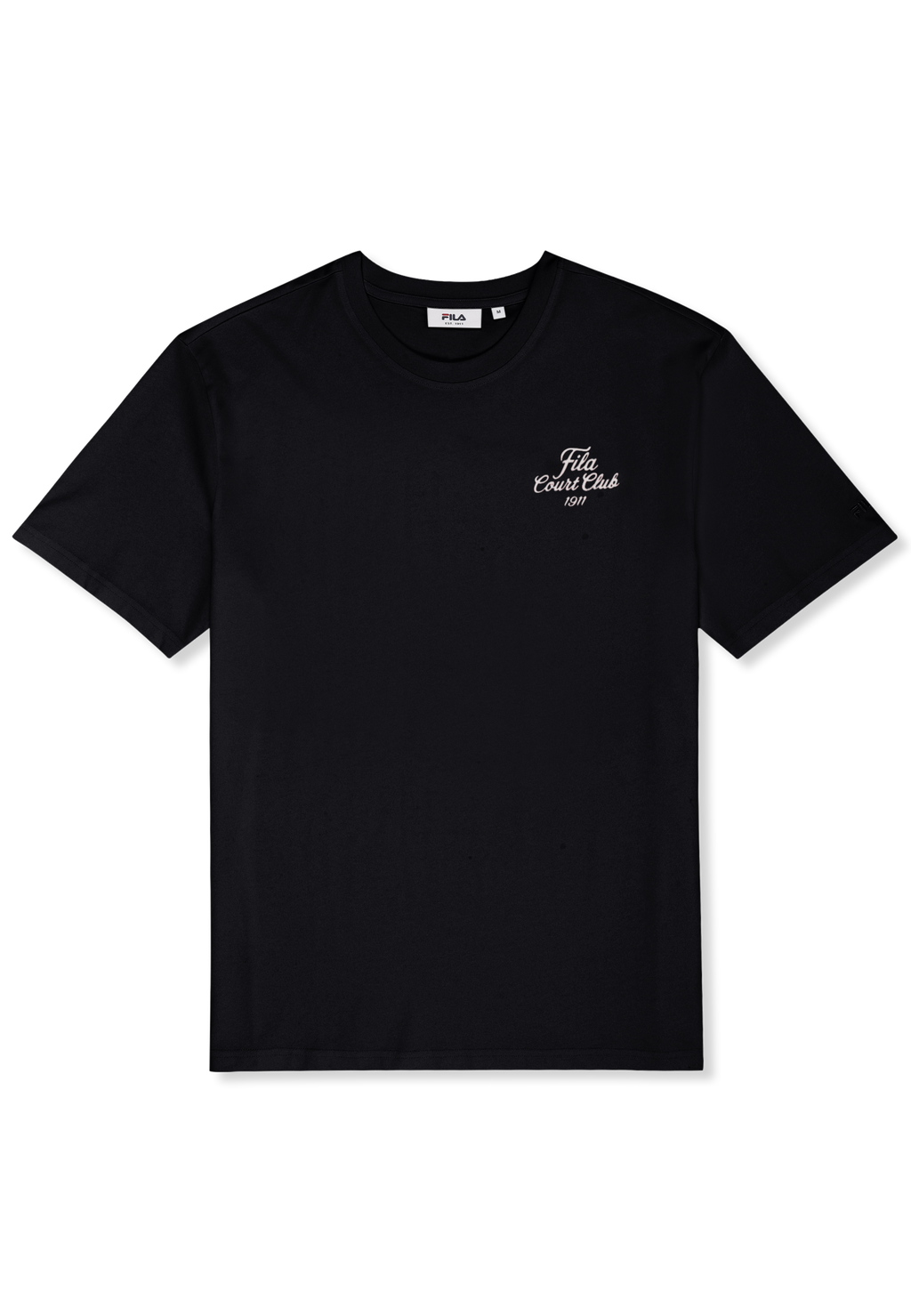 Camiseta con estampado informal - Negro