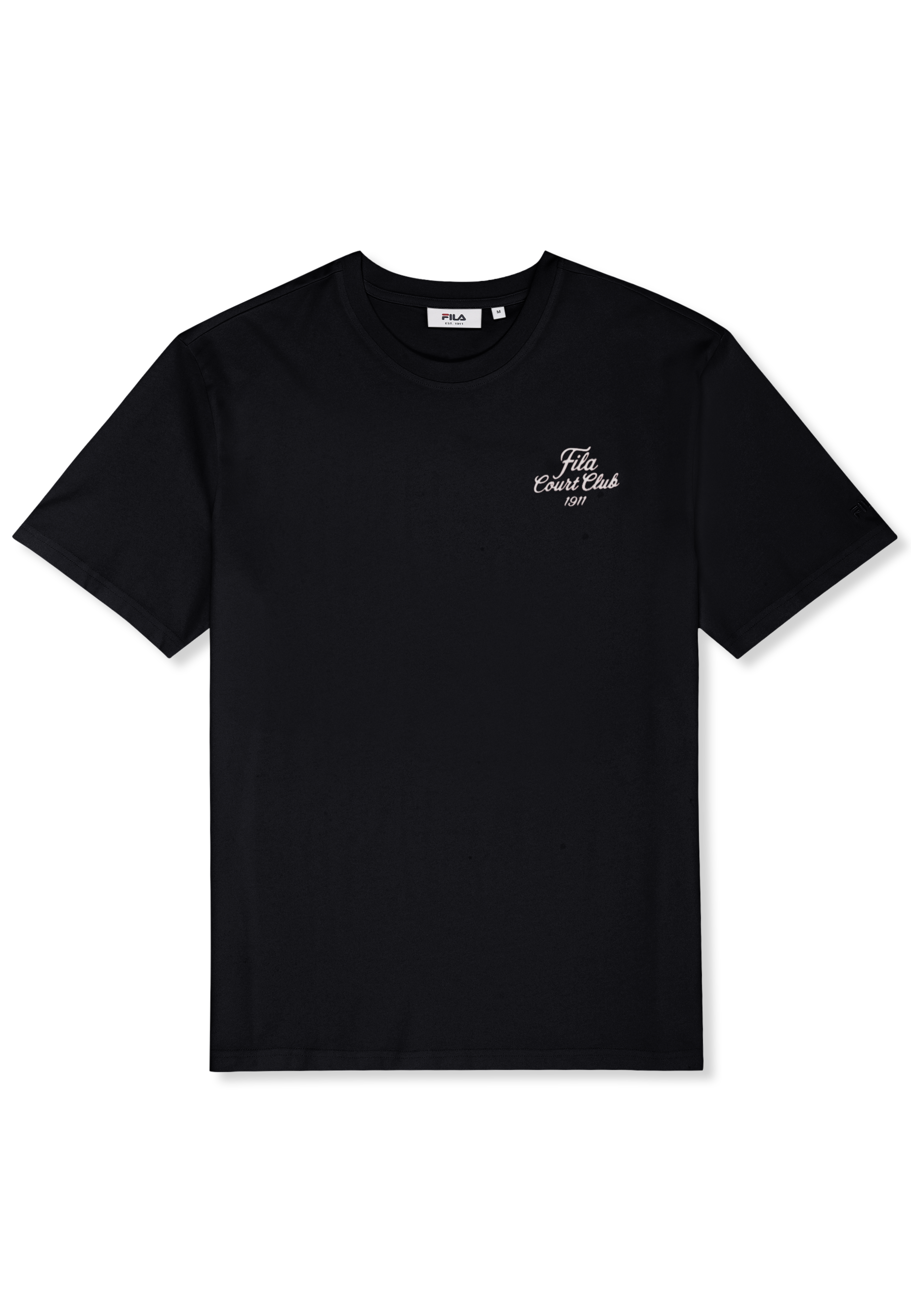 Camiseta con estampado informal - Negro