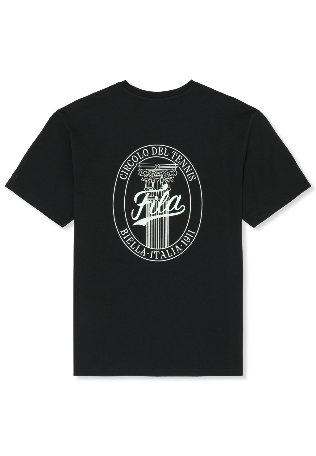 Camiseta con estampado informal - Negro