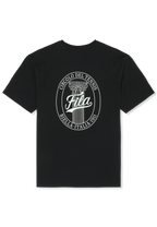 Camiseta con estampado informal - Negro
