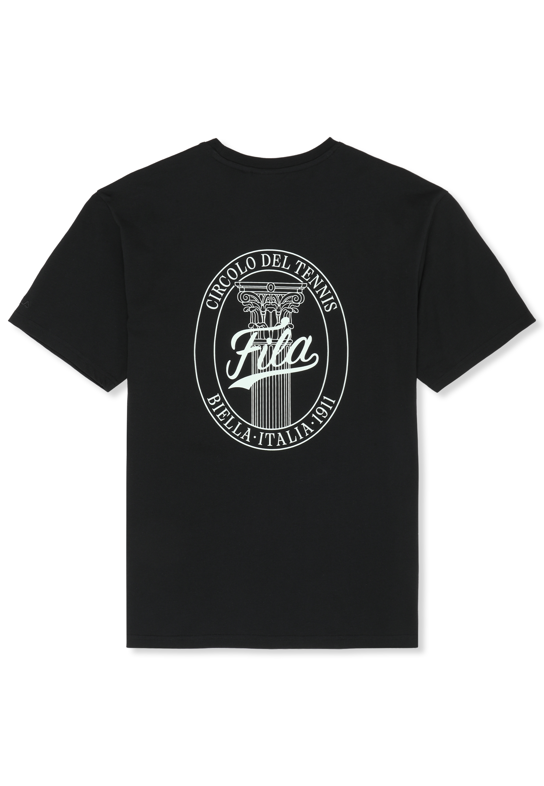 Camiseta con estampado informal - Negro