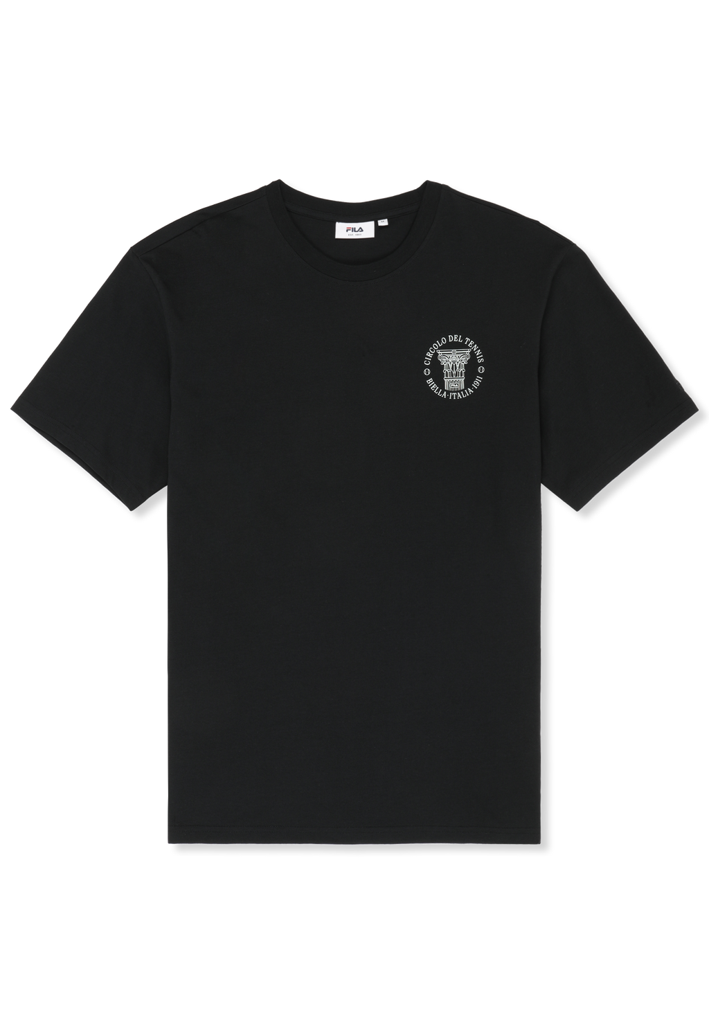 Camiseta con estampado informal - Negro