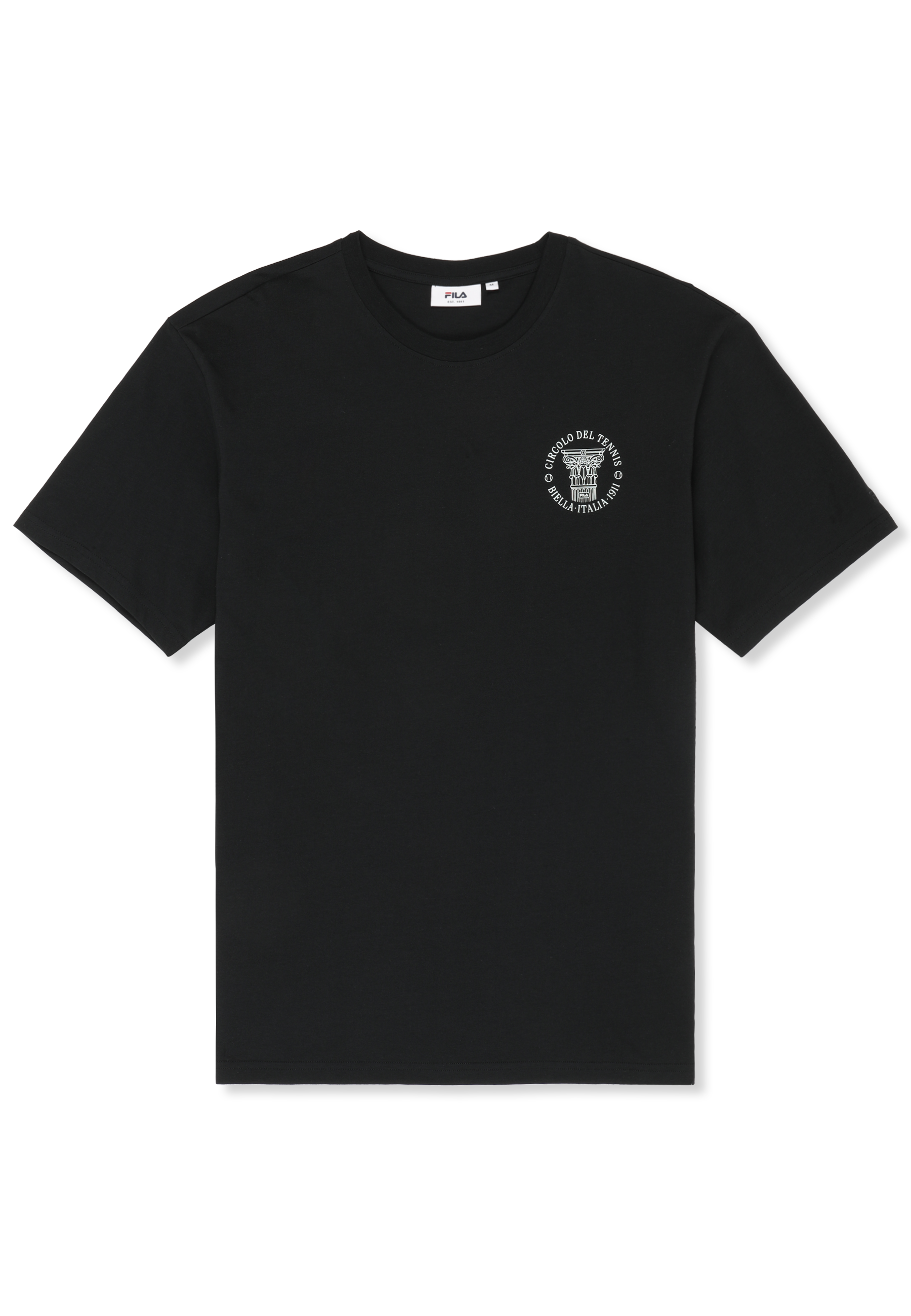 Camiseta con estampado informal - Negro