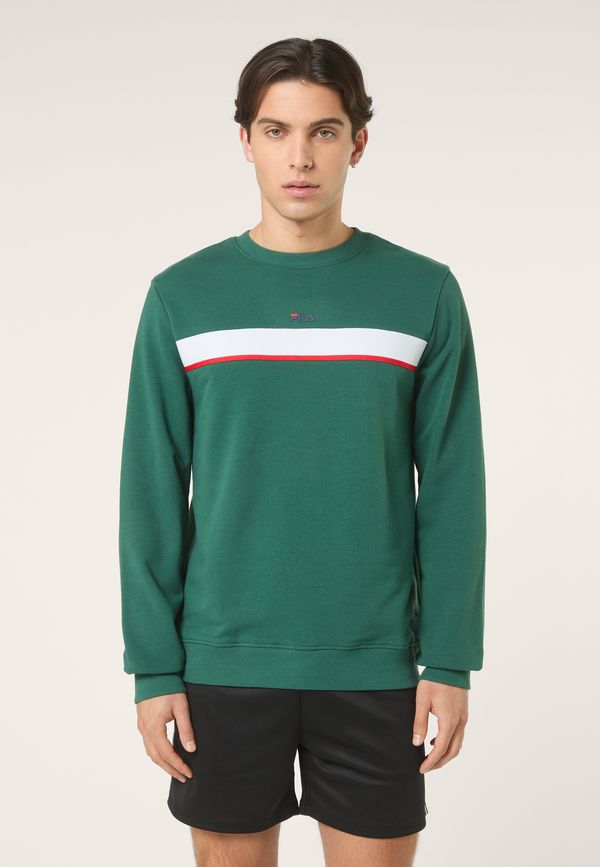 Classic Banded Crewneck Sweatshirt - Bouquet Green