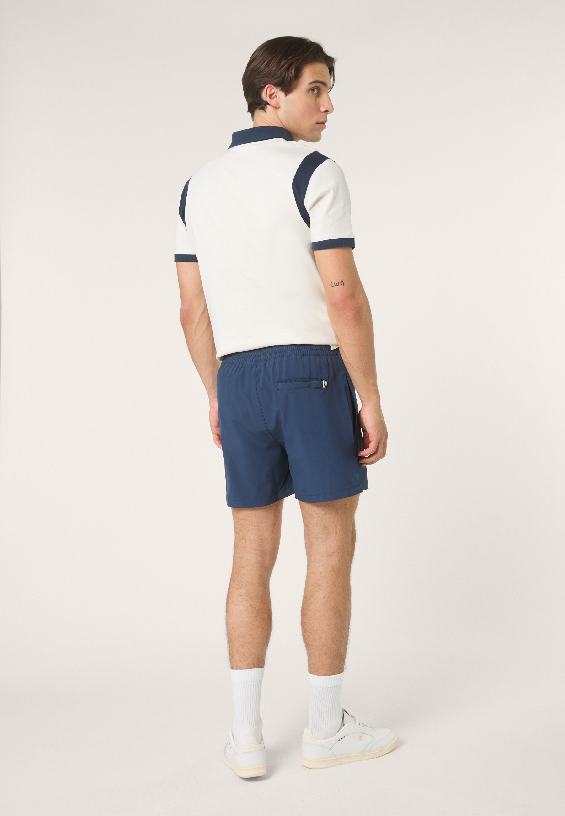 Short De Plage Court Classique - Iris Noir