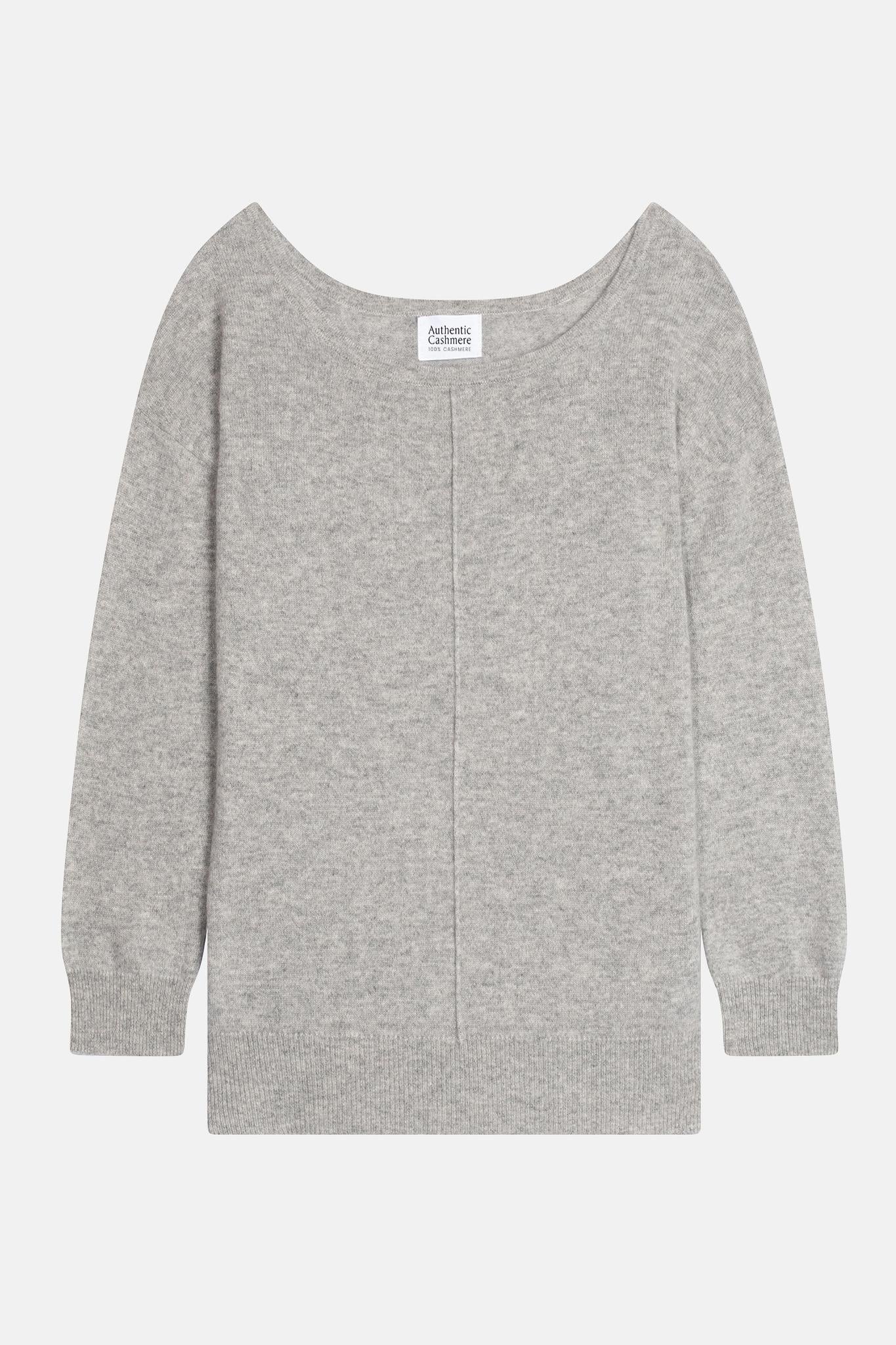 Pull Col Rond - Faraut - Gris