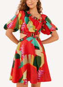 Farm Rio - Robe - Red - Femme