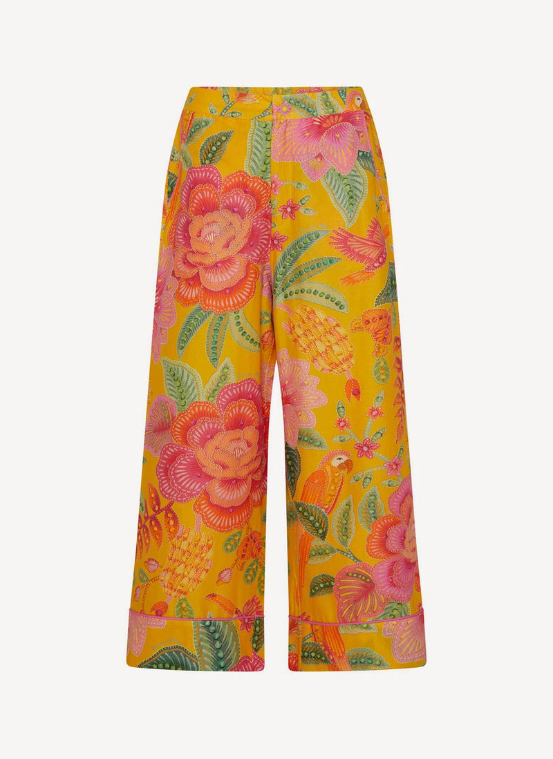 Farm Rio - Pantalon - Yellow - Femme