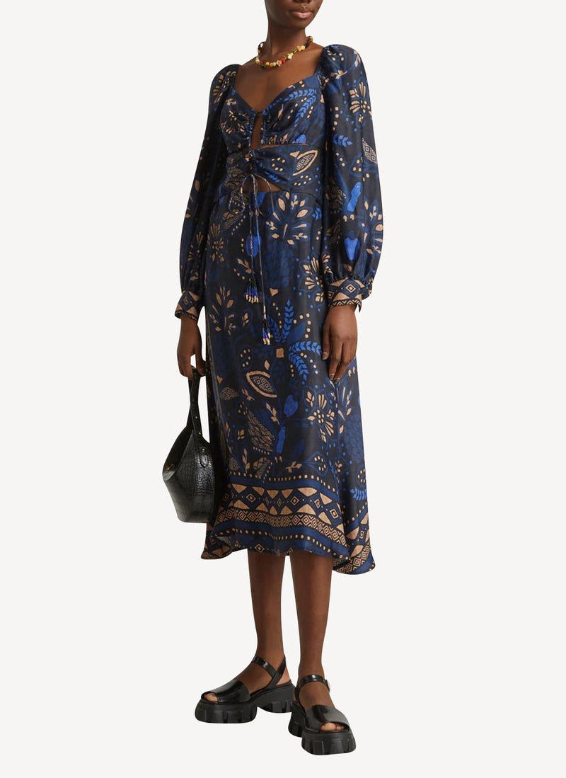 Farm Rio - Robe - Blue - Femme