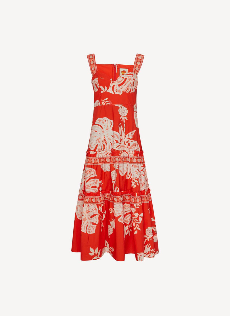 Farm Rio - Robe - Red - Femme