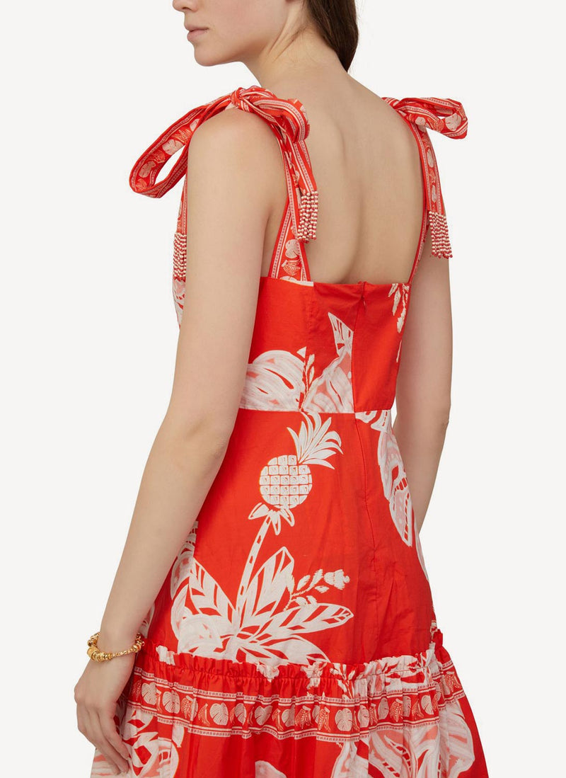 Farm Rio - Robe - Red - Femme