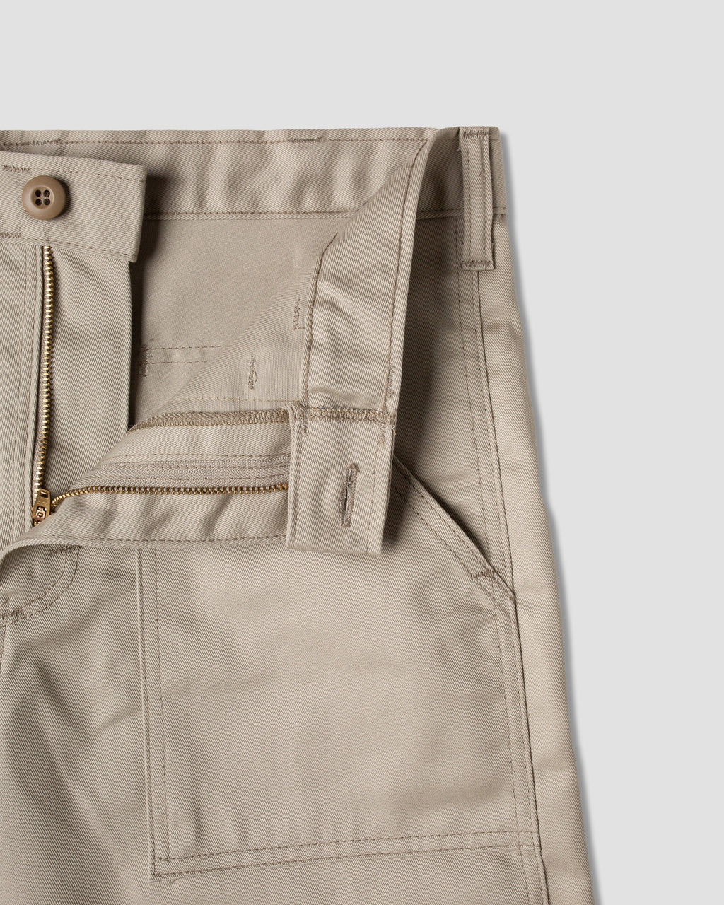 Fatigue Short - Khaki Twill