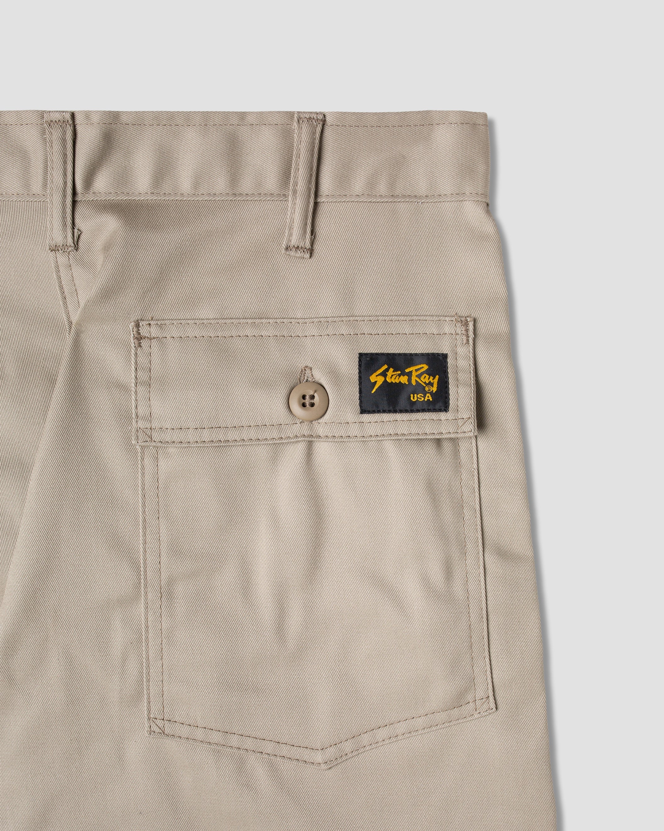 Fatigue Short - Khaki Twill