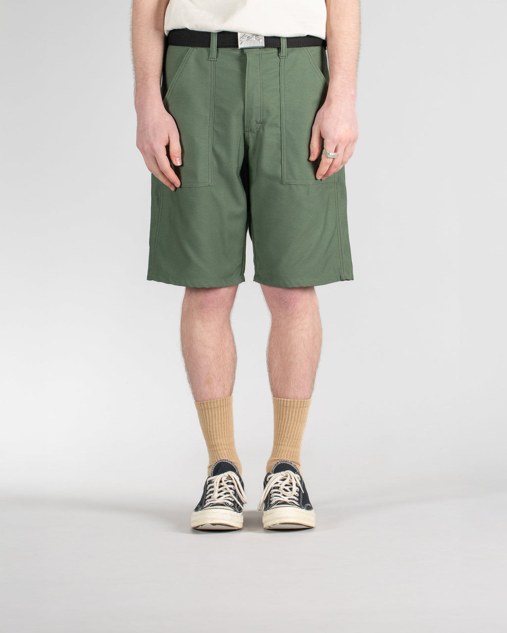 Fatigue Shorts - Olive Sateen 8.5Oz