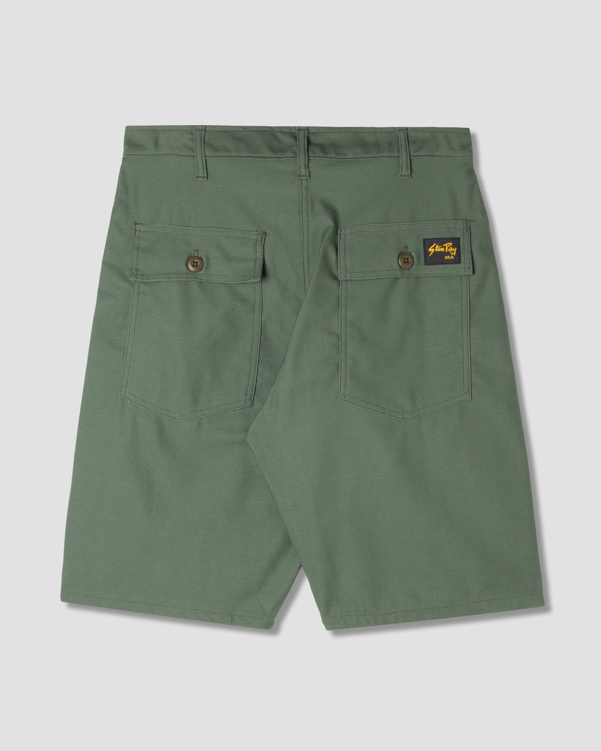 Fatigue Shorts - Olive Sateen 8.5Oz