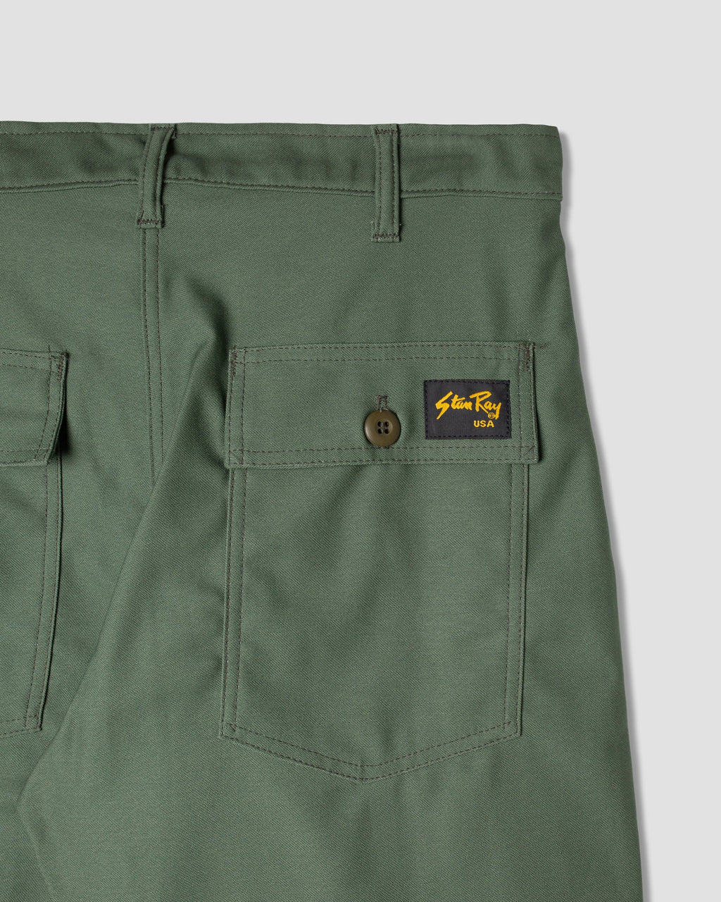 Fatigue Shorts - Olive Sateen 8.5Oz