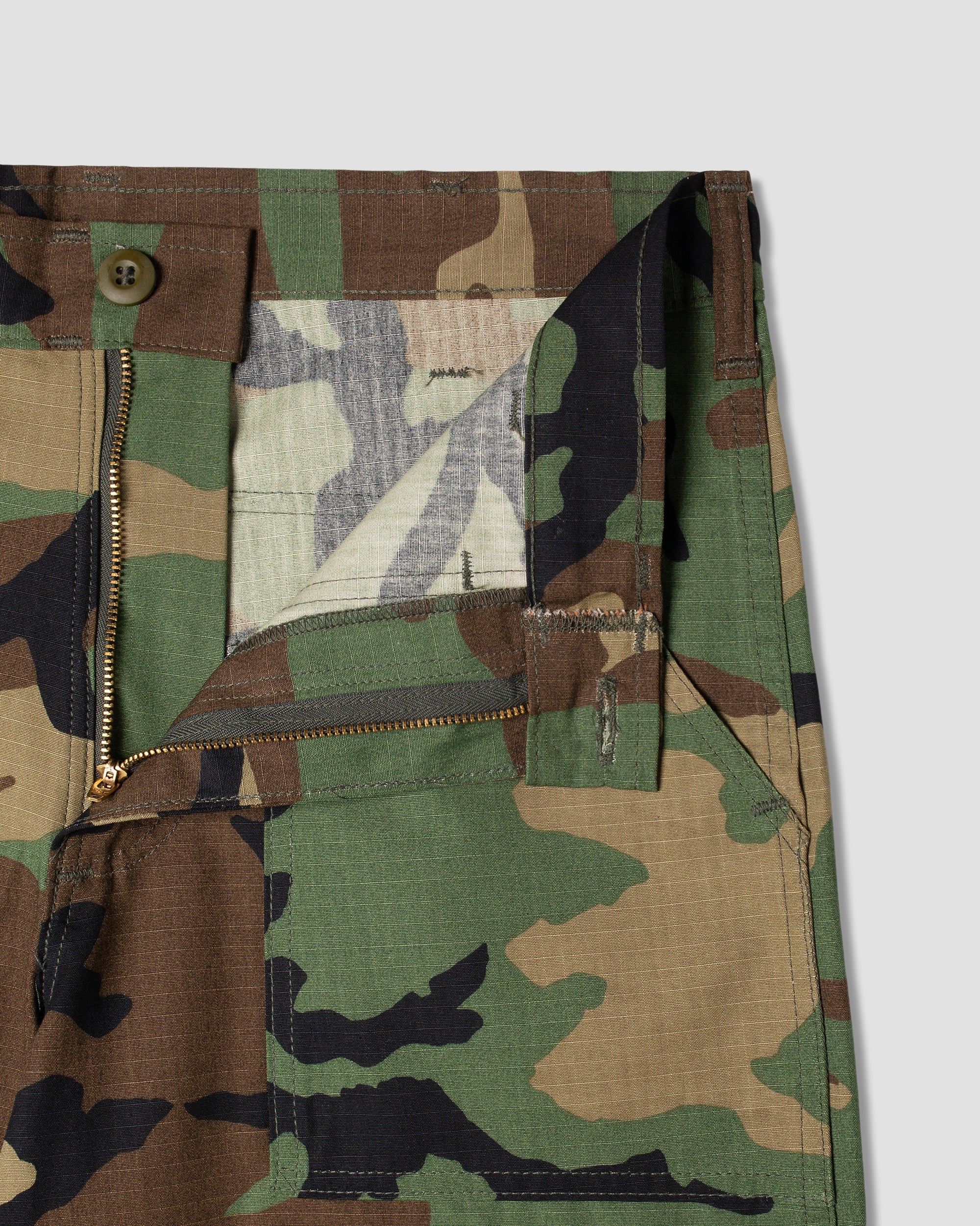 Fatigue Short - Woodland Camo
