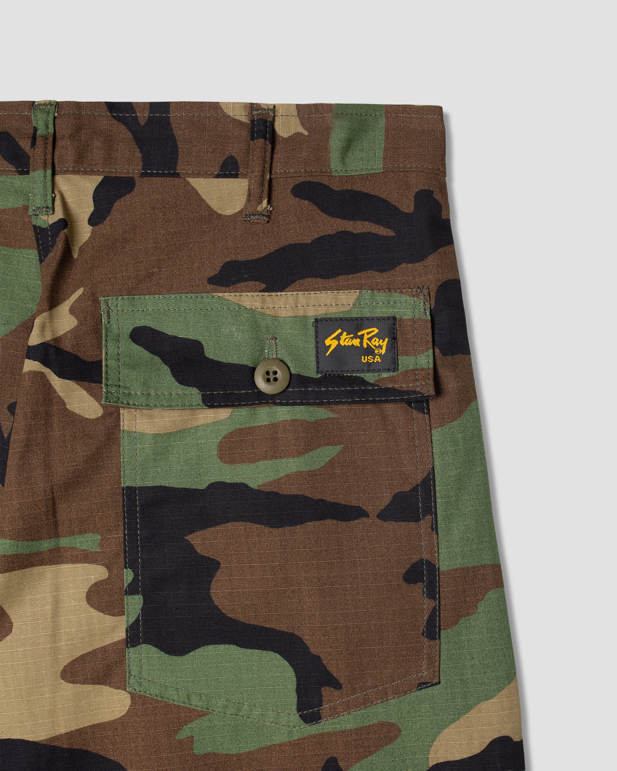 Fatigue Short - Woodland Camo