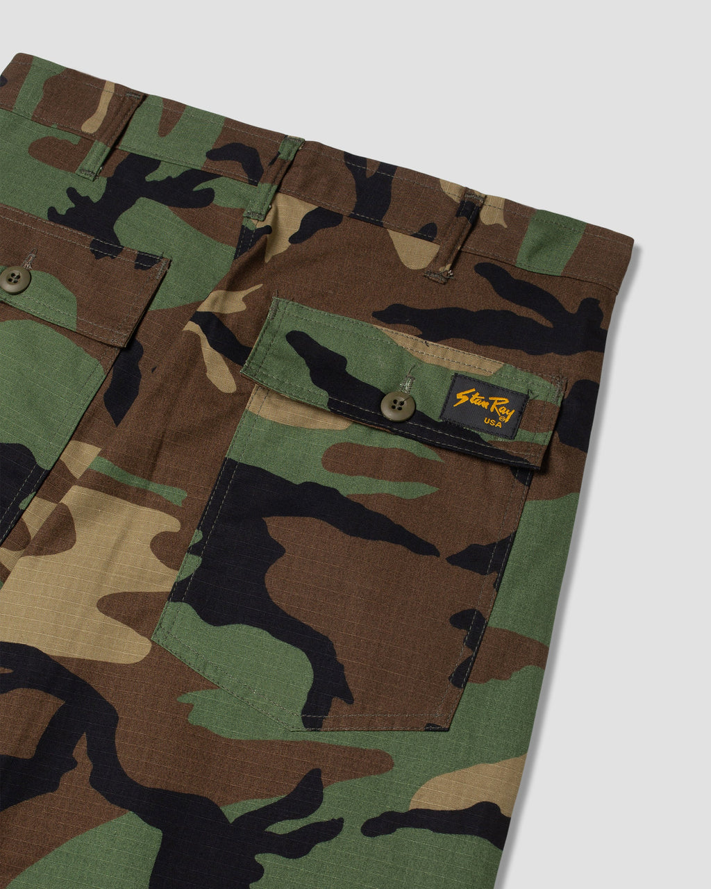 Fatigue Short - Woodland Camo