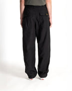 Fat Pant - Black Sateen