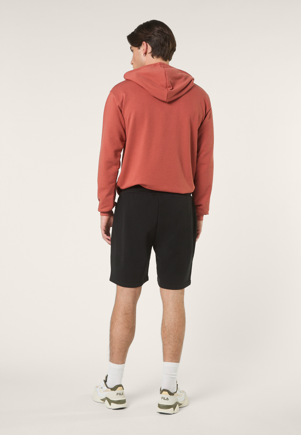 Shorts polares con logo clásico - Negro
