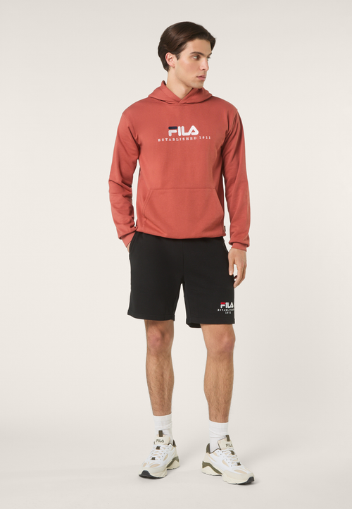 Short En Molleton À Logo Classique - Noir